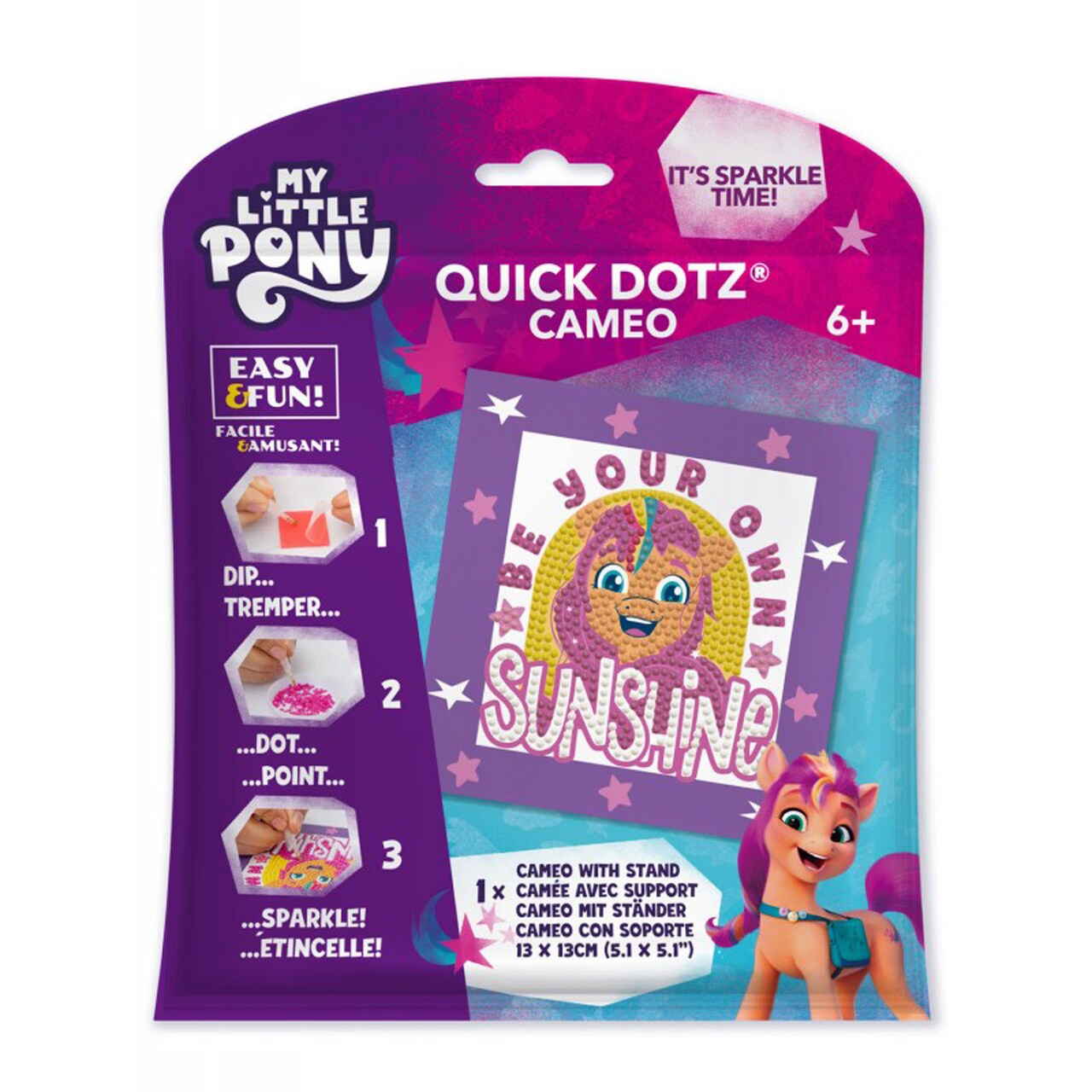 Diamond Dotz My Little Pony Be your own Sunshine Diamond Painting Kits for Adults - Diamond Art Kits a Relaxing Creative Craft Kit with Dotz Gems